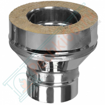 Переход конус моно-термо V50R (AISI-321/0,8-AISI-304/0,5) d-115/215 (Вулкан-Cerablanket)