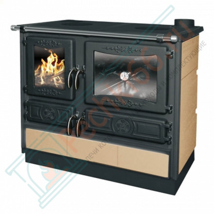 Печь-плита GULIVER CREAM правая (Guca) до 200 м3