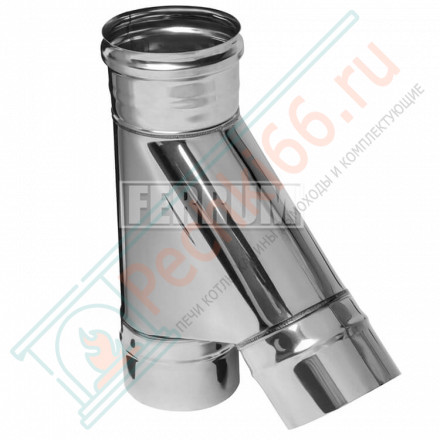 Тройник 45° (НЕРЖ-430/0,8) d-150 (Ferrum HF)