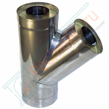 Сэндвич-тройник 135° (НЕРЖ-439/1,0-ОЦИНК/0,5) d-130/200 (УМК)