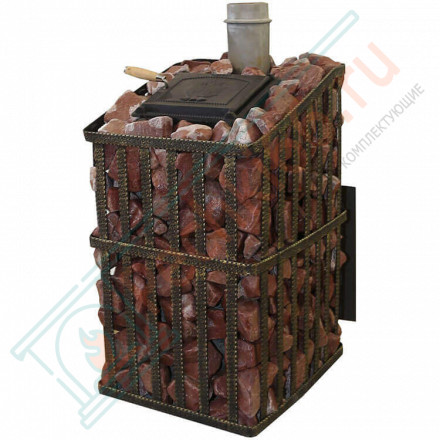 Чугунная печь для бани Гефест GFS-ЗК 30 (П) Ураган (ТехноЛит)