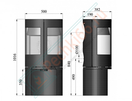 Чугунная печь Morsø 6643 (Morso)