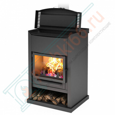 Печь-камин ОВ-120 угловой (Теплодар)
