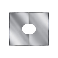 Фланец разрезной 0/20º без изол 800х850 на трубу V50R (AISI-304/0,5) d-200/300 (Вулкан)