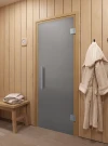 Стеклянная дверь для сауны и бани "Фаворит сатин" 1900х700 по коробке (DoorWood) Стеклянная дверь для сауны и бани "Фаворит сатин" 1900х700 по коробке (DoorWood)