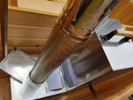 Японская баня Фурако круглая с внутренней печкой 150х150х120 (НКЗ)