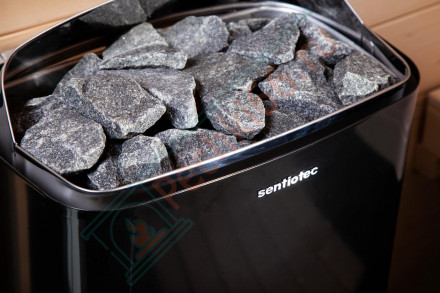 Электрокаменка 100E series, black, 6 kW (SentioTec)
