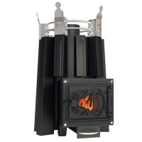 Банная печь Фредерика стронг со стеклом (Добросталь)