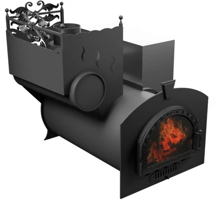 Банная печь Горыныч 3 большая дверь со стеклом (ТермоСфера)