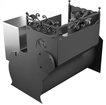 Банная печь Горыныч 3 большая дверь со стеклом (ТермоСфера)