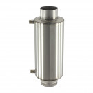 Теплообменник на трубе (НЕРЖ-304/1,0мм) 9 л, d-115 (Россия)