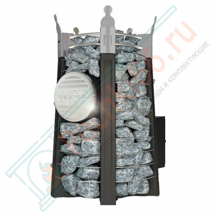 Банная печь Фредерика СТОУН стронг со стеклом (Добросталь)