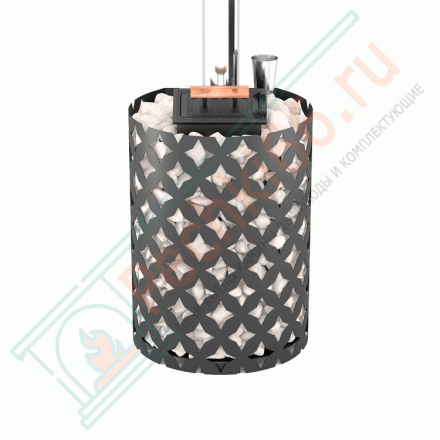 Чугунная банная печь Etna 18 ДТ- 4 Закрытая каменка (Этна)