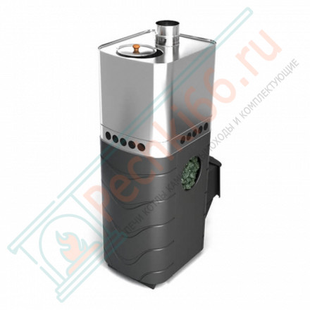 Печь для бани Бирюса 2013 Inox Витра ЗК антрацит (T.M.F) до 18 м3