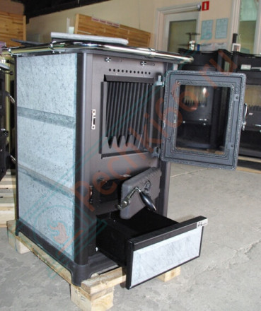 Отопительная печь Olimp Stone, варочная плита, талькохлорит (MBS)