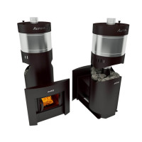 Печь банная Aurora 160 Trio window black (Grill’D)