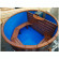 Японская баня Фурако круглая с пластиковой вставкой с внутренней печкой 150х150х120 (НКЗ) в Самаре