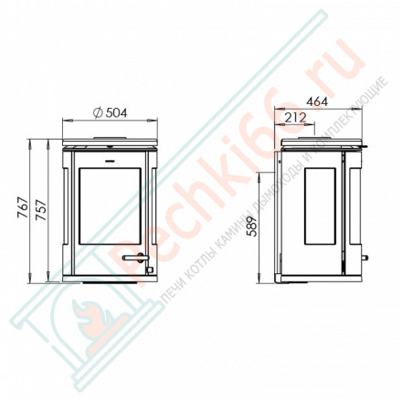 Настенная печь-камин Morsø 7970 (Morso)