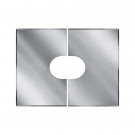 Фланец разрезной 21/32º без изол 760х870 на трубу V50R (AISI-304/0,5) d-160/260 (Вулкан)