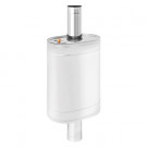 Бак на трубе овальный (НЕРЖ-439/0,8мм) 55 л, d-115 (Россия)