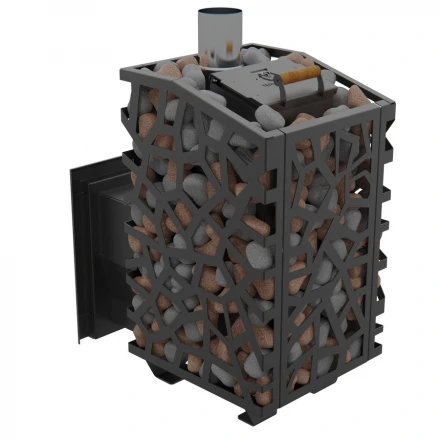 Печь для бани Арма 800 дверца со стеклом, до 24 м3