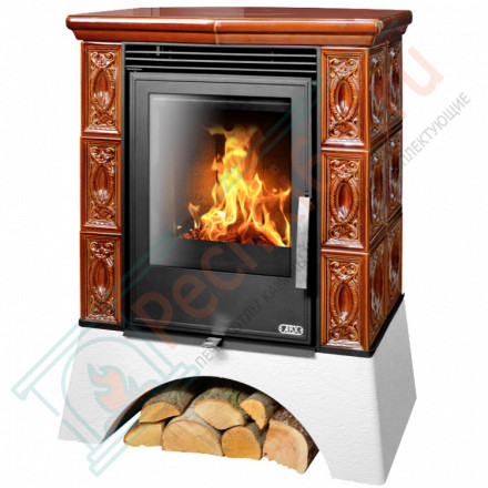 Керамическая печь Helvetia KPI, металлический цоколь, Т/О 6.9 кВт, 2-цвета (ABX)