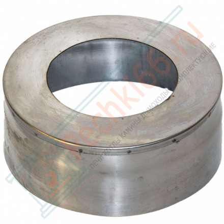 Заглушка с отверстием (НЕРЖ-439/0,5) d-120/200 (УМК)