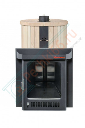 Дровяная банная печь Ферингер ОПТИМА "Окаменевшее дерево перенесённый рисунок" до 28 м³