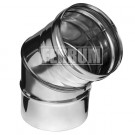 Колено 45° (Aisi-304/0,8) d-150 (Ferrum Austenite HF) Колено 45° (Aisi-304/0,8) d-150 (Ferrum Austenite HF)