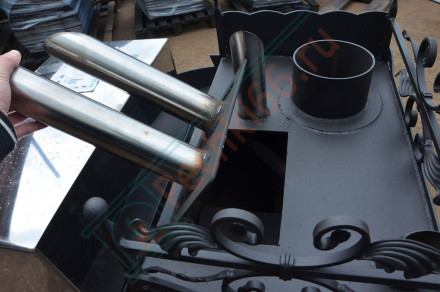 Печь для бани Горыныч 3 (ЗК) со стеклом, под бак 100 л (ТермоСфера)