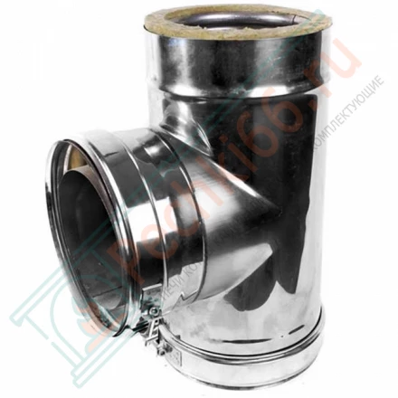 Сэндвич-тройник 90° (AISI-316L/0,8-AISI-304/0,5) d-200/300 (Craft-HF-50)