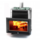 Печь для бани Витрувия II Inox БСЭ ТО антрацит НВ (T.M.F) до 18 м3