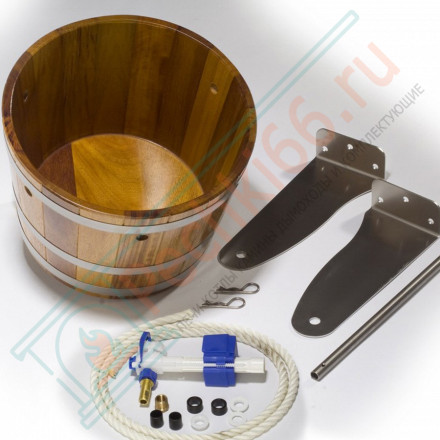 Обливное ведро Перевертыш 14,5 л, порода дерева камбала (Blumenberg)