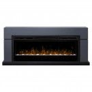 Каминокомплект Lindos (линейный) - Серый графит с очагом Ignite XLF50 Каминокомплект Lindos (линейный) - Серый графит с очагом Ignite XLF50