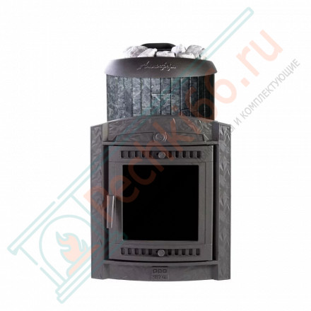 Печь для бани Атмосфера L+, усиленная каменка, ламели "Талькохлорит" (ProMetall)