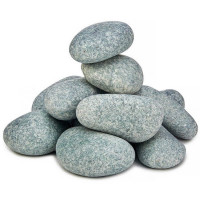Камень для бани Жадеит шлифованный средний, м/р Хакасия (ведро), 20 кг (Хакасинтерсервис)