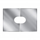 Фланец разрезной 33/45º без изол 850х1122 на трубу V50R (AISI-304/0,5) d-250/350