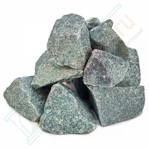 Камень для бани Жадеит колотый средний, м/р Хакасия (ведро), 20 кг в Самаре