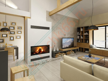 Топка для камина HEAT 3G L 110.50.01 (Romotop)