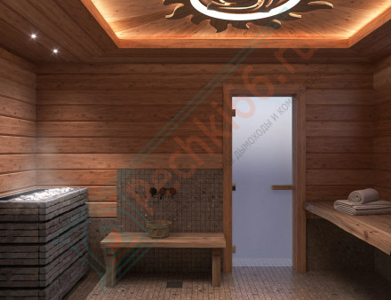 Электрическая банная печь Sangens W12B Brick