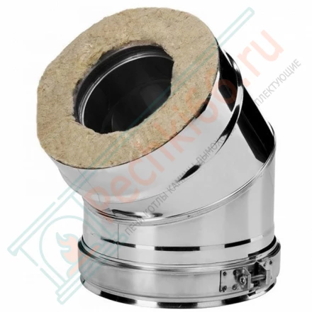 Отвод 30° V50R с изол (AISI-321/0,5-ОЦИНК/0,5) d-250/350 (Вулкан)