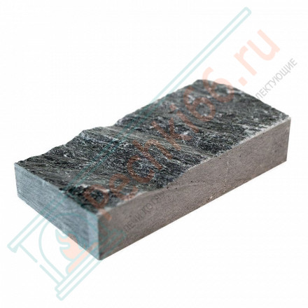 Плитка рваный камень "Талькохлорит" 200х50х20мм, упаковка 50 шт / 0,5 м2 (Карелия)