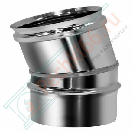 Отвод одностенный 15° (AISI-310S/0,8мм) d-115 (Вулкан)