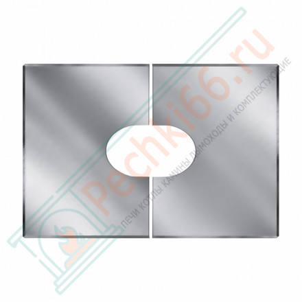 Фланец разрезной33/45º без изол 720х945 на трубу V50R (AISI-304/0,5) d-115/215 (Вулкан)