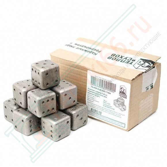 Комплект кубиков из нержавеющей стали для каменки, 12шт, 5.8 кг, AISI 430 (ТиС)  в Самаре
