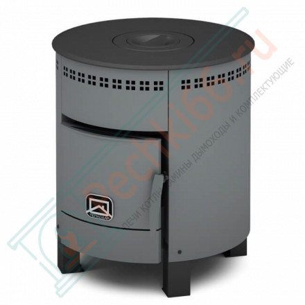 Отопительная печь Печурка с набором чугунных колец (Теплодар) до 50 м3