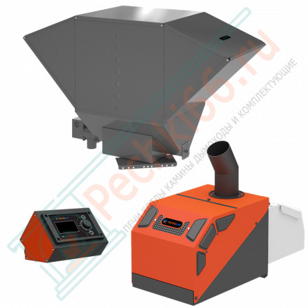 ​Пеллетная горелка 26 Комфорт 2.0​ (горелка+пу+механизм+котельный бункер 2.0) (Теплодар)