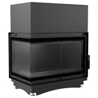 Стальная топка Oliwia/PW/BL/17/BS/W/DECO (Kratki)