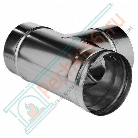 Тройник 90° без изол (НЕРЖ-321/0,5) d-130 (Дымок-Lux)