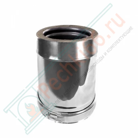 Сэндвич труба для дымохода L=250 (AISI-316L/0,8-AISI-304/0,5) d-120/220 (Craft-HF-50)